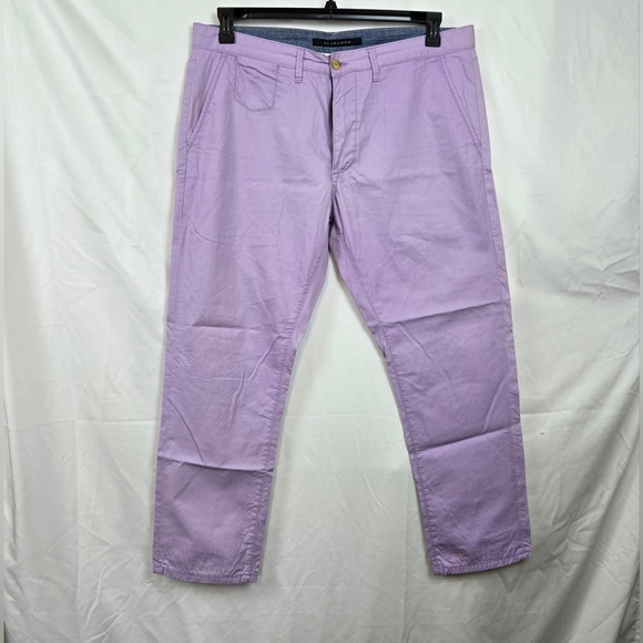Sean John Men's Y2K Lavender Purple Classic Chino Vintage Preppy Pants 38x30